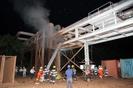 福建乐山一工厂蒸汽管爆炸