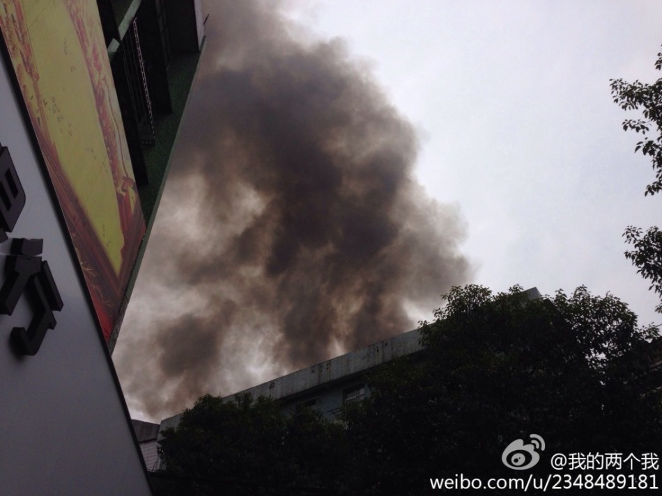 湖南洪江古商城火警